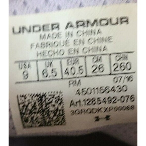 Womens Under Armour Speedform Fortis 2 Trainers 1285492-076 Shoe US Size 9 - Picture 8 of 10